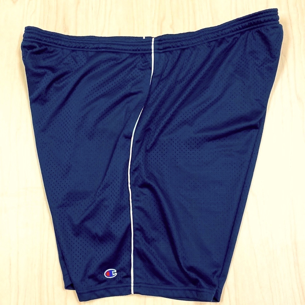 NWT Champion Big & Tall Athletic Mesh Jersey Navy Blue Lined Shorts 4XL NWT - Picture 2 of 10